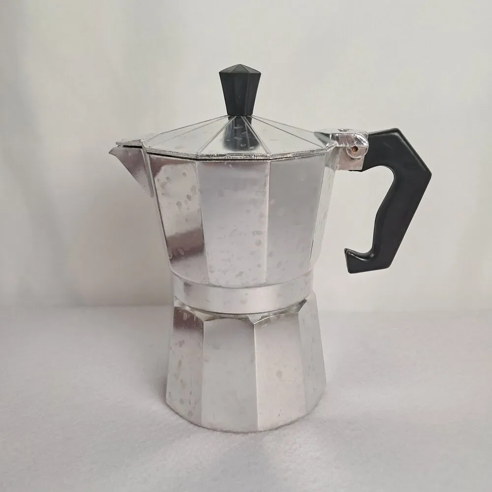 Primula 9 Piece Espresso Set Coffee Maker 4 Cups and 4 Saucers